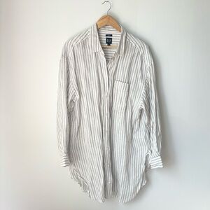 Striped Linen Tunic // GAP